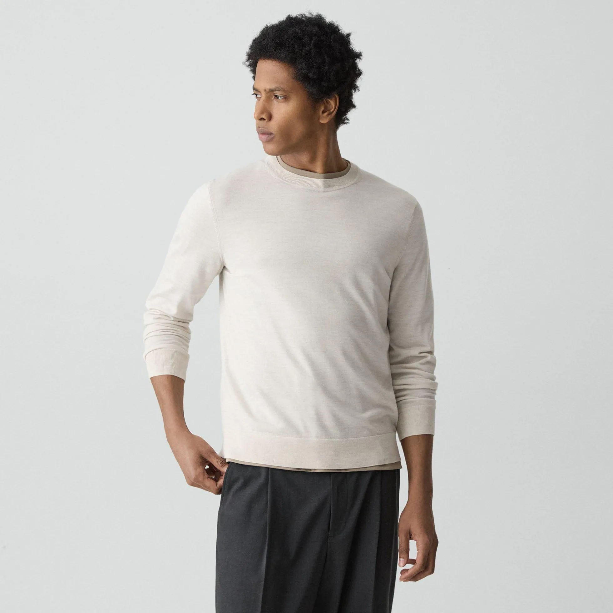 Crewneck Sweater in Regal Wool