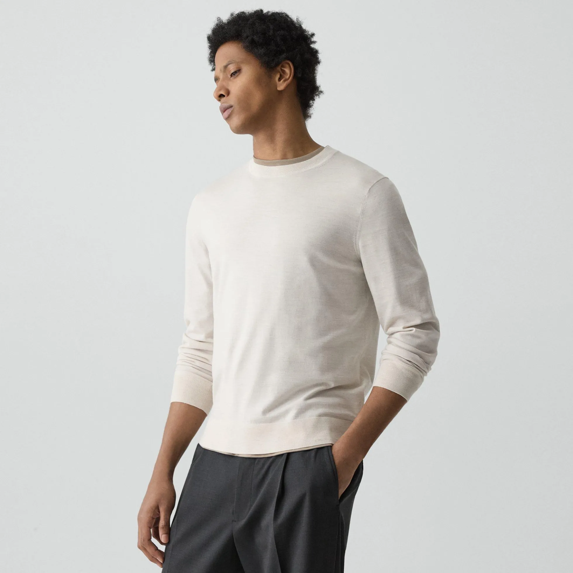 Crewneck Sweater in Regal Wool