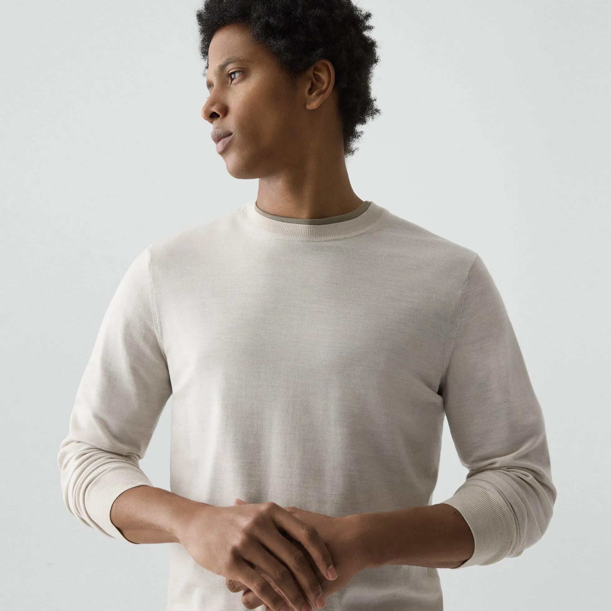 Crewneck Sweater in Regal Wool