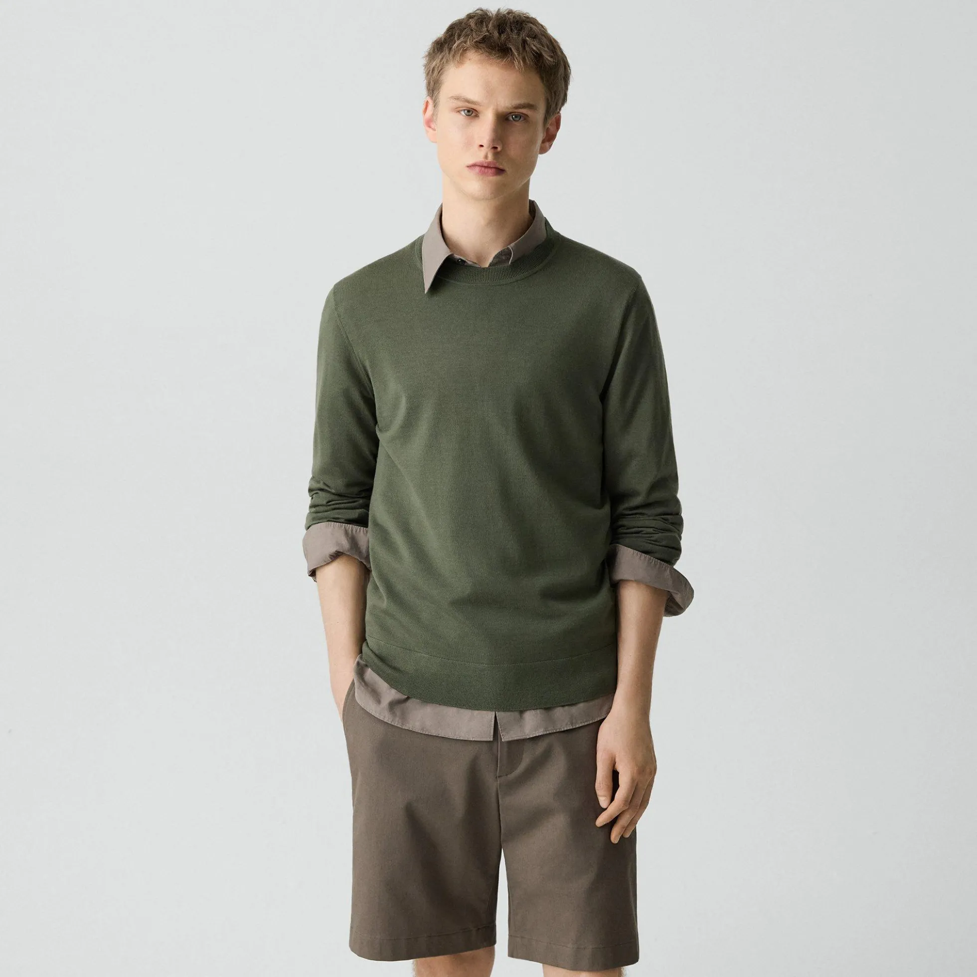 Crewneck Sweater in Regal Wool