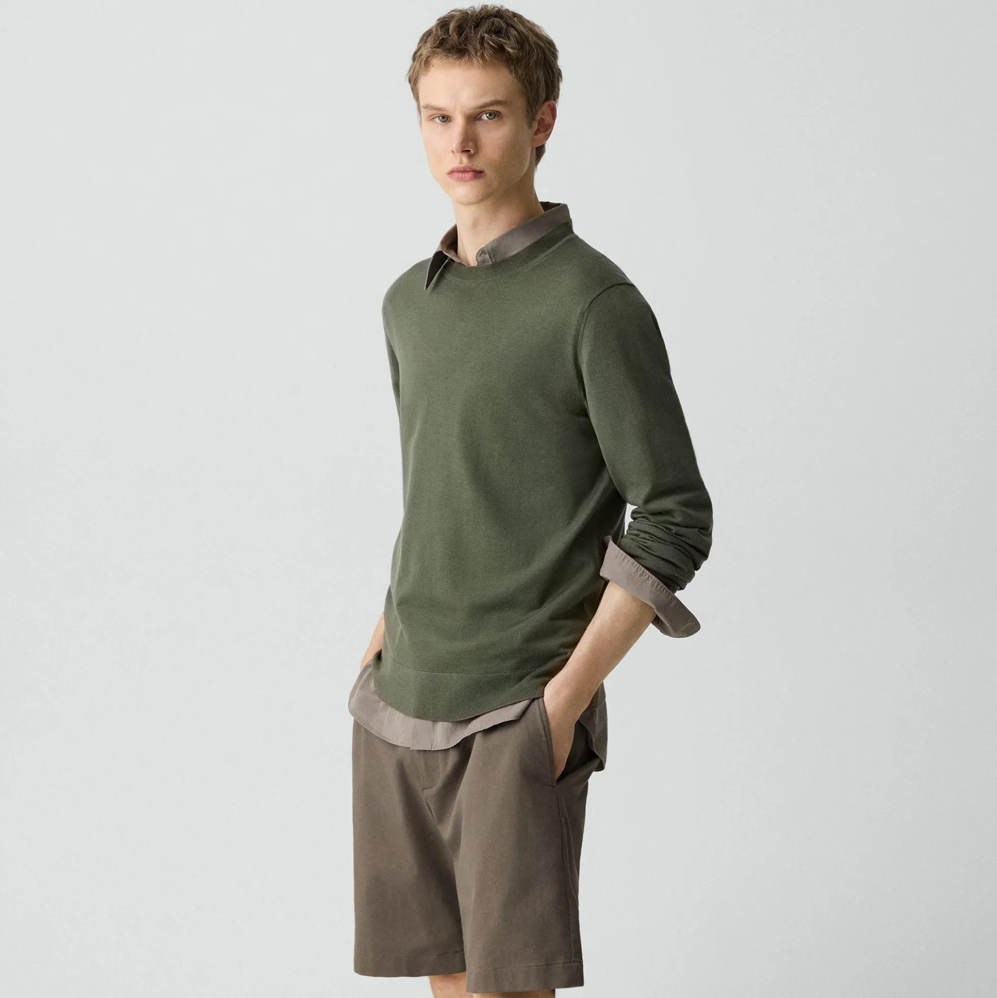 Crewneck Sweater in Regal Wool