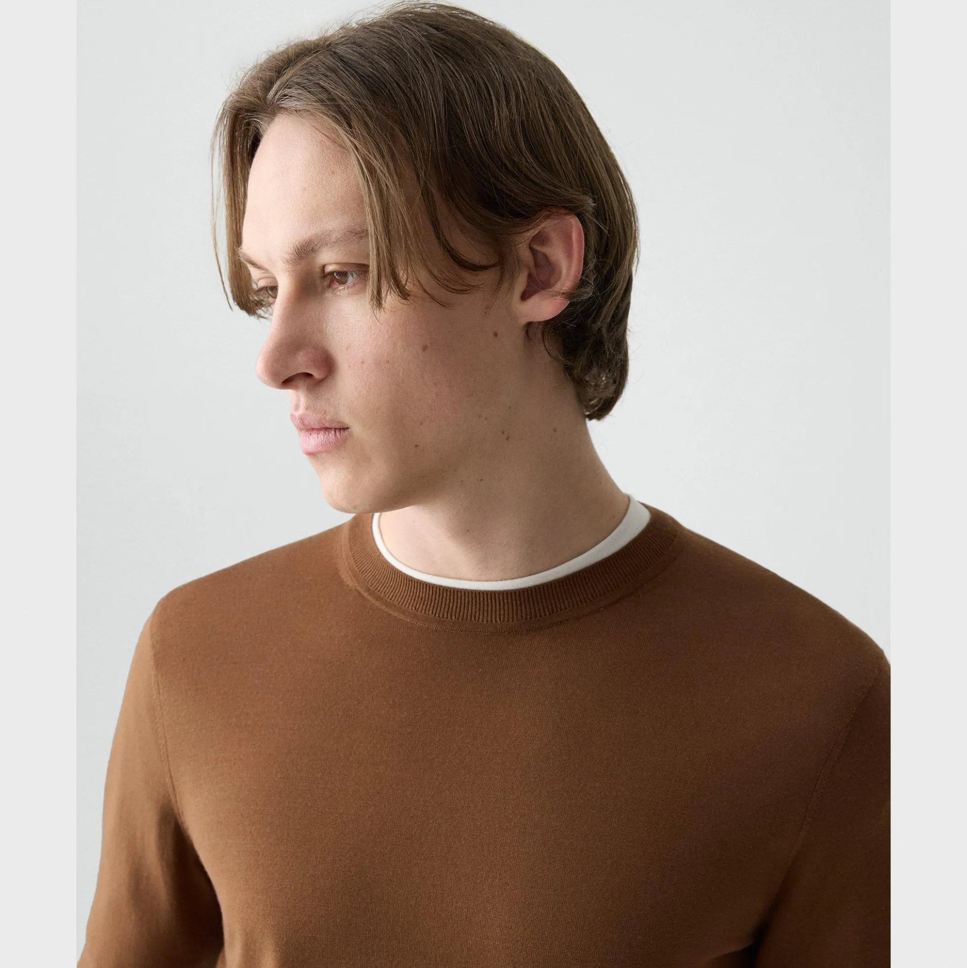 Crewneck Sweater in Regal Wool