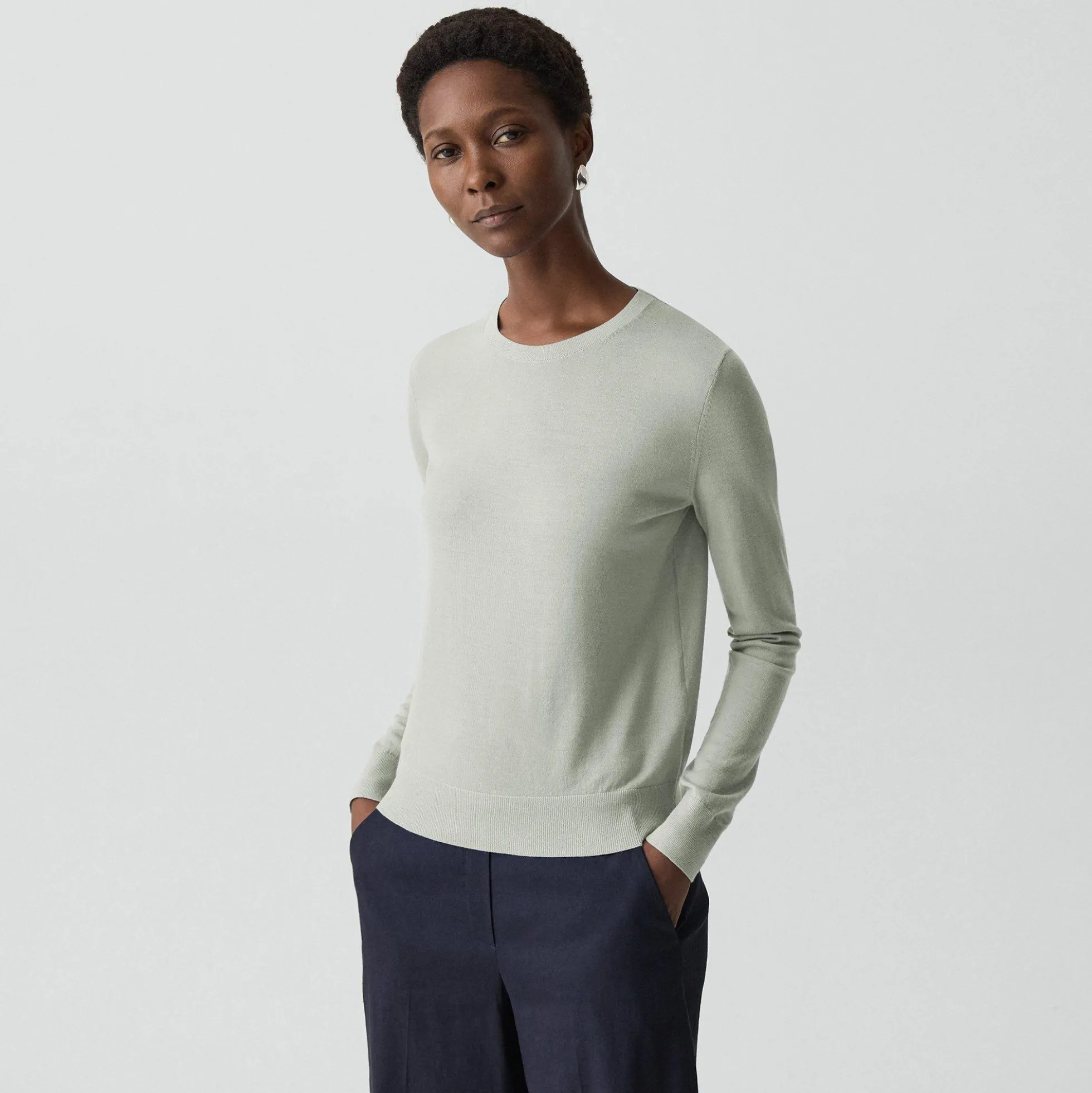 Crewneck Sweater in Regal Wool