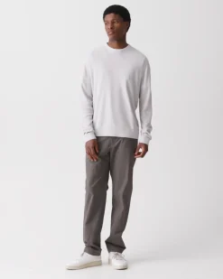 Crewneck Sweatshirt in Silk-Cotton
