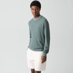 Crewneck Sweatshirt in Silk-Cotton