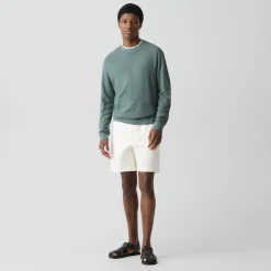 Crewneck Sweatshirt in Silk-Cotton