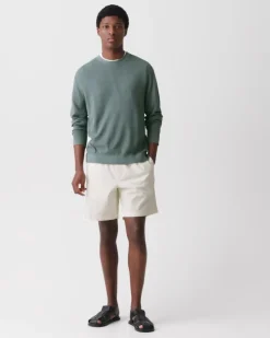 Crewneck Sweatshirt in Silk-Cotton