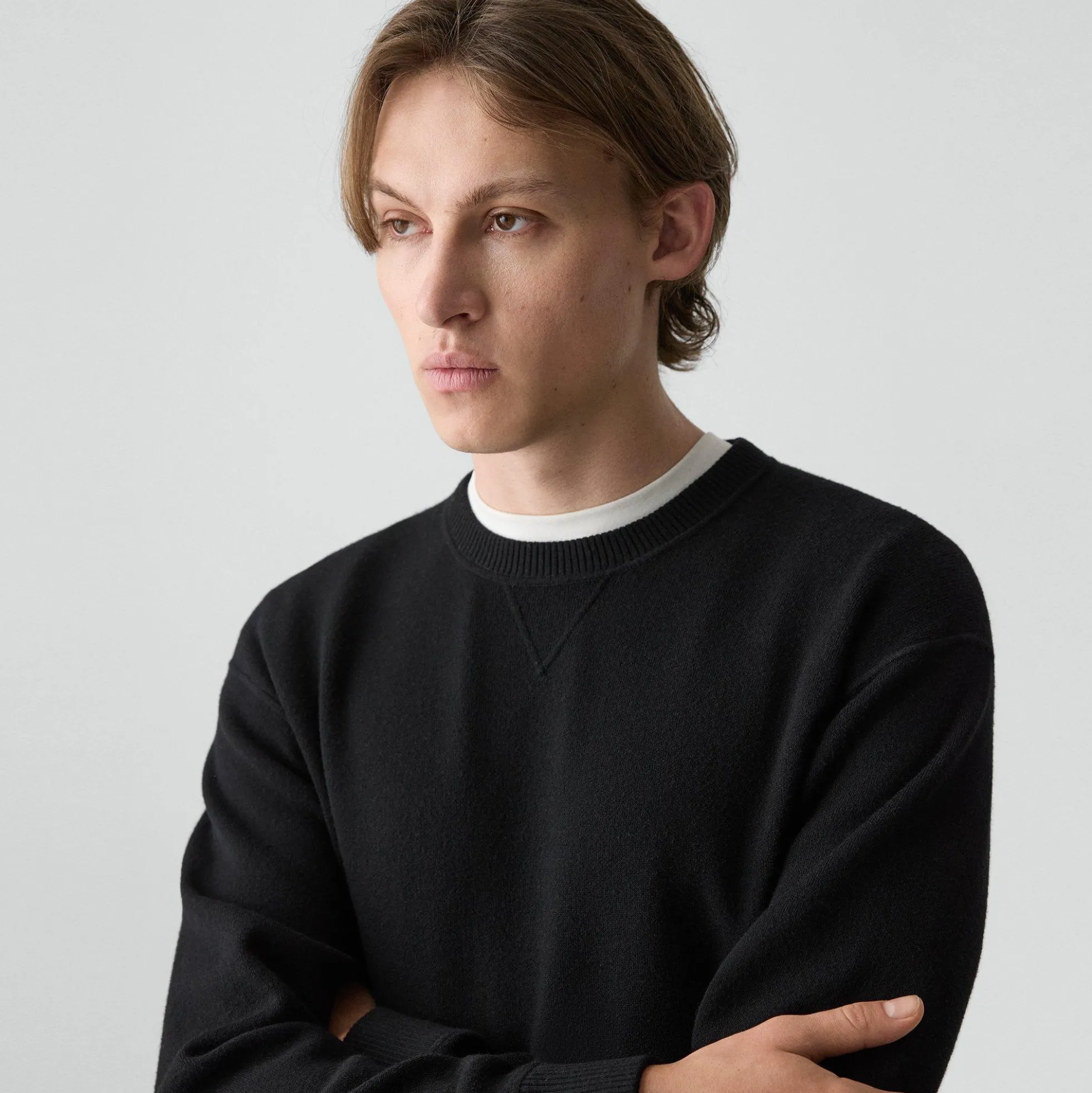 Crewneck Sweatshirt in Wool Bilen