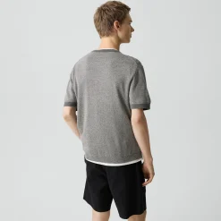 Crewneck Tee in Silk Linen