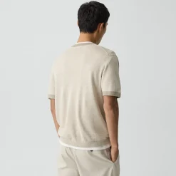 Crewneck Tee in Silk Linen