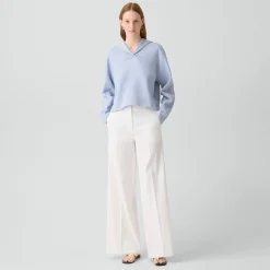 Cropped Hoodie in Lounge Terry