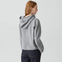 Cropped Hoodie in Lounge Terry