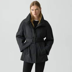 Cropped Parka in Nylon