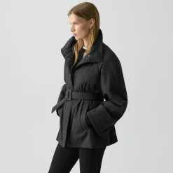 Cropped Parka in Nylon