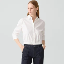 Cropped Shirt in Good Cotton