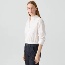 Cropped Shirt in Good Cotton