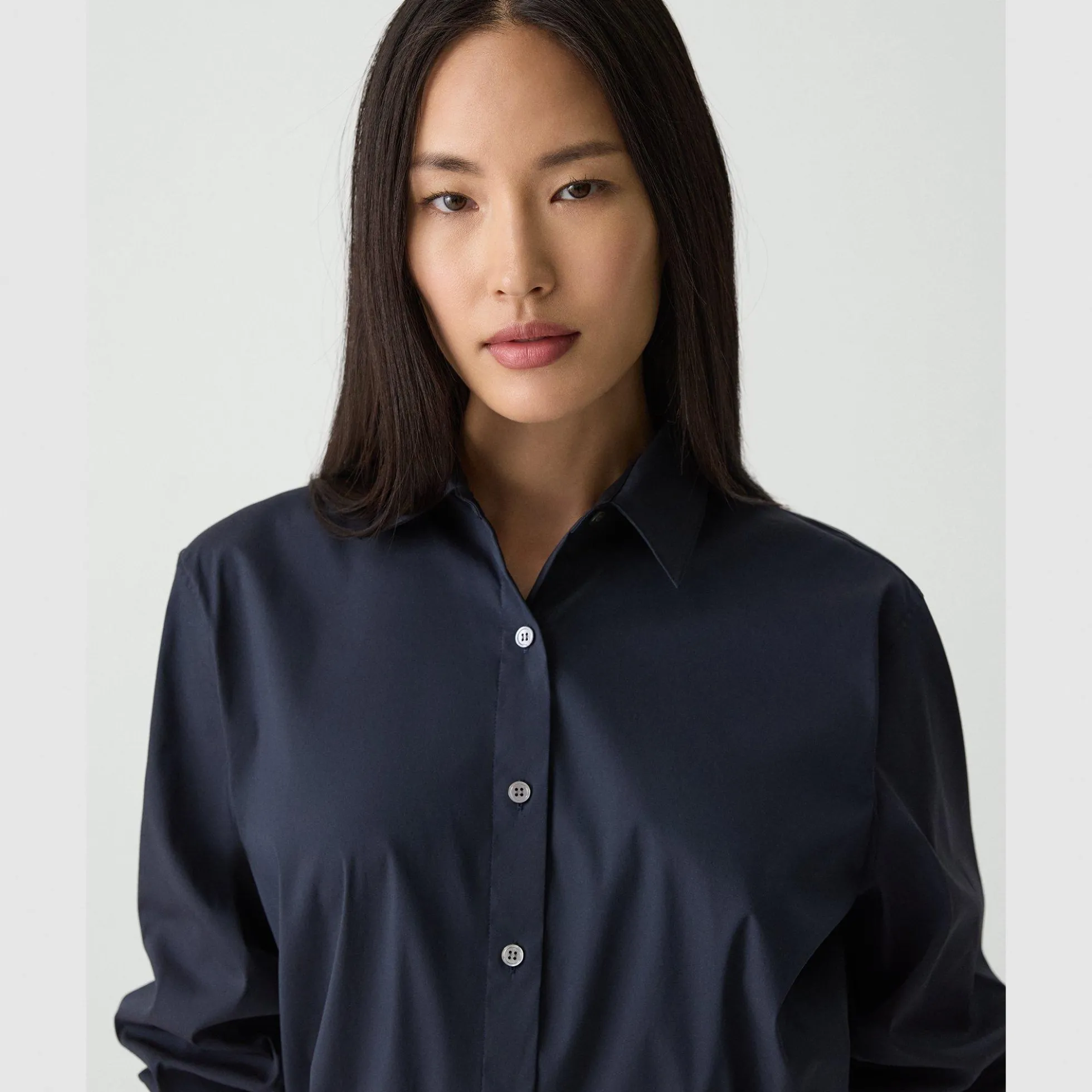 Cropped Shirt in Good Cotton