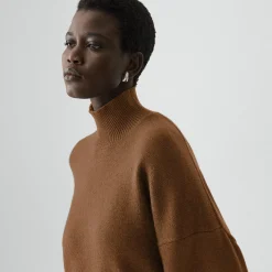 Cropped Turtleneck in Cashmere