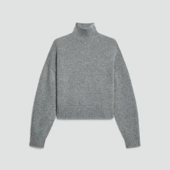Cropped Turtleneck in Cashmere