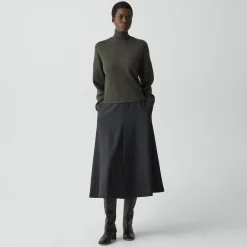 Cropped Turtleneck in Cashmere