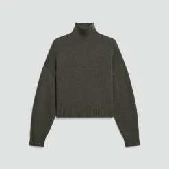 Cropped Turtleneck in Cashmere