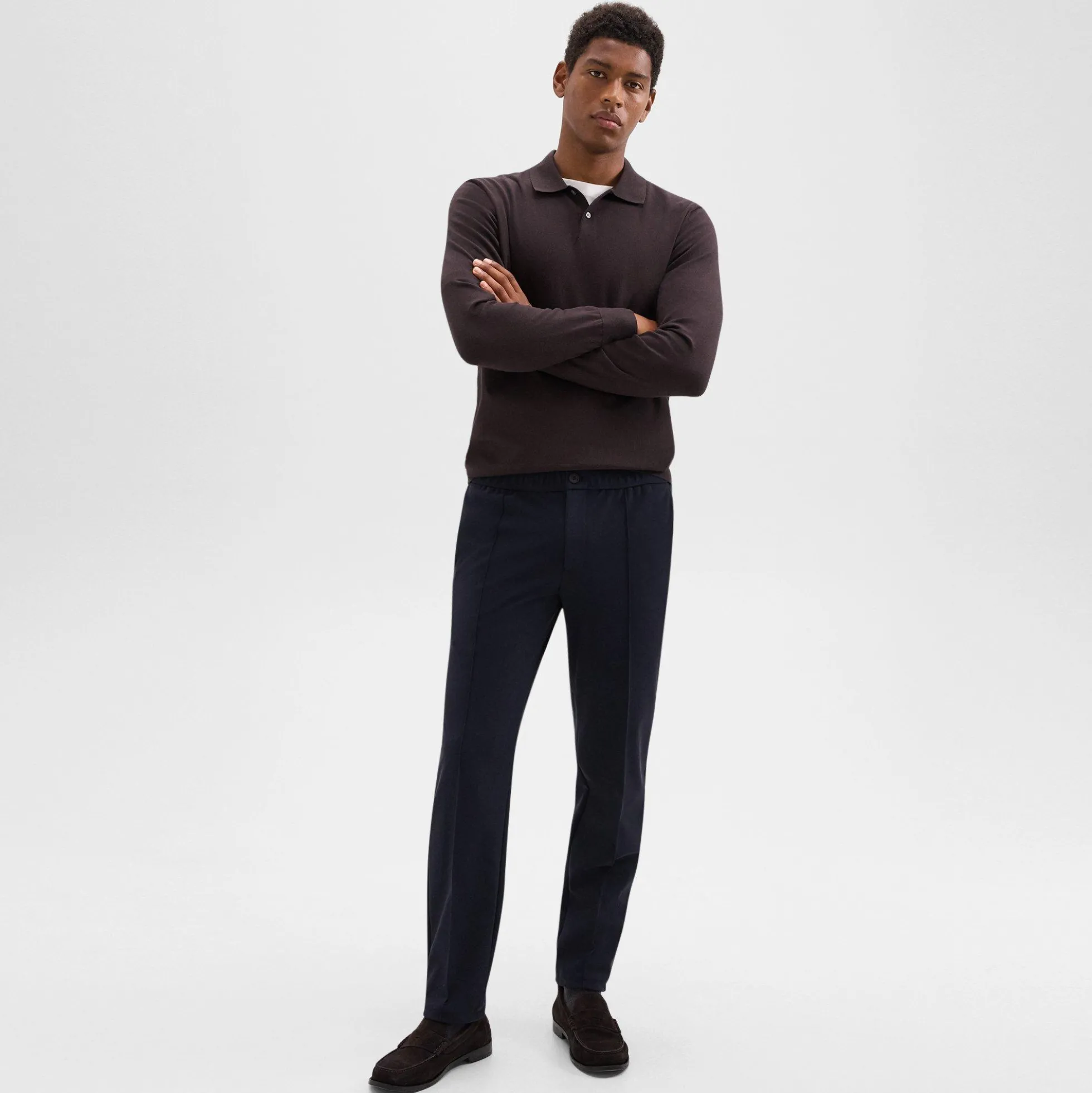 Curtis Drawstring Pant in Precision Ponte