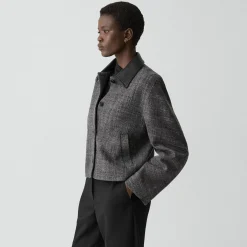 Curve Sleeve Jacket in Malfile Wool