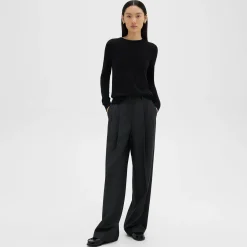 Double Pleat Pant, 29’’ in Sleek Flannel