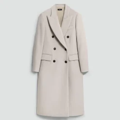 Double-Breasted Peacoat in Plush Melton