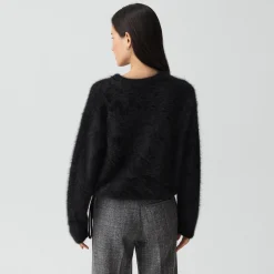 Drawstring Sweatshirt in Airy Cashmere