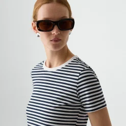 Easy Tee in Jersey Stripe