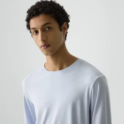 Essential Long-Sleeve Tee in Anemone Modal Jersey