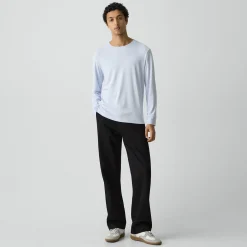 Essential Long-Sleeve Tee in Anemone Modal Jersey