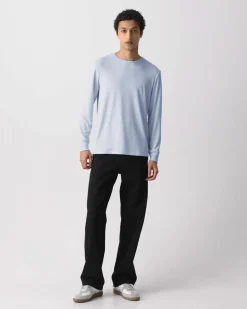 Essential Long-Sleeve Tee in Anemone Modal Jersey