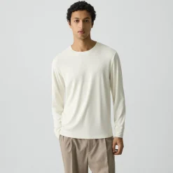 Essential Long-Sleeve Tee in Anemone Modal Jersey
