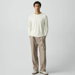 Essential Long-Sleeve Tee in Anemone Modal Jersey