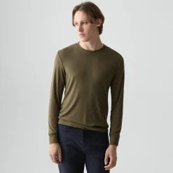 Essential Long-Sleeve Tee in Anemone Modal Jersey