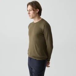 Essential Long-Sleeve Tee in Anemone Modal Jersey