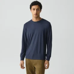 Essential Long-Sleeve Tee in Anemone Modal Jersey