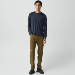 Essential Long-Sleeve Tee in Anemone Modal Jersey