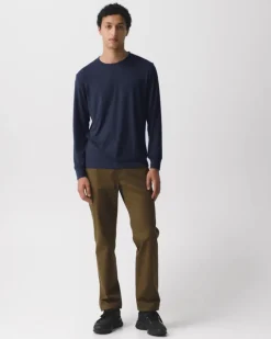 Essential Long-Sleeve Tee in Anemone Modal Jersey