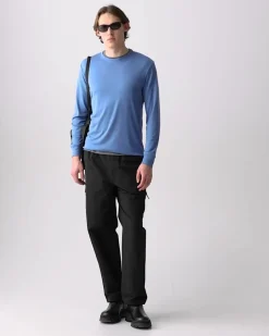 Essential Long-Sleeve Tee in Anemone Modal Jersey