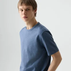 Essential Tee in Cosmos Slub Cotton