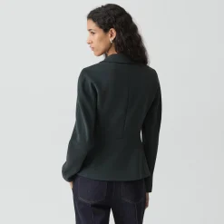 Fitted Blazer in Admiral Crepe