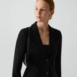 Fitted Blazer in Admiral Crepe