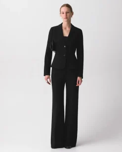 Fitted Blazer in Admiral Crepe
