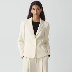 Fitted Blazer in Admiral Crepe