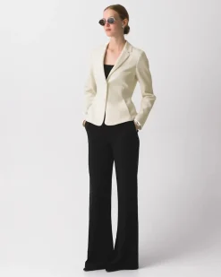 Fitted Blazer in Admiral Crepe