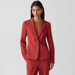 Fitted Blazer in Admiral Crepe