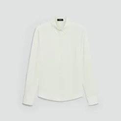 Fitted Shirt in Silk Georgette
